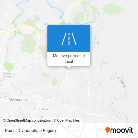 Rua L mapa