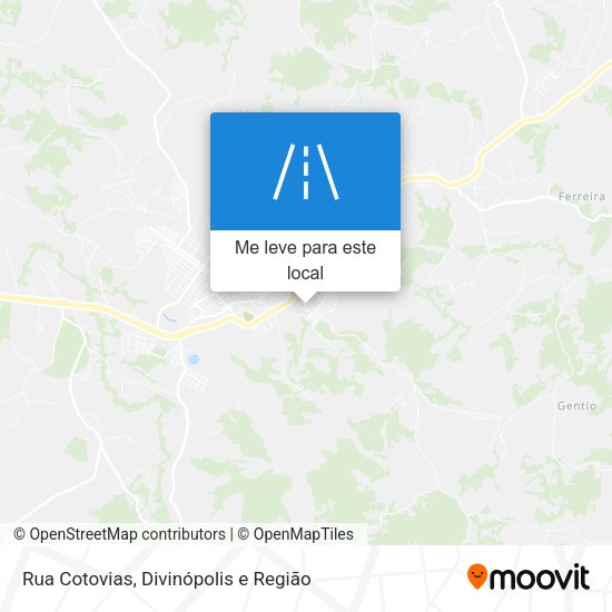 Rua Cotovias mapa