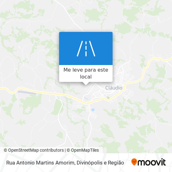 Rua Antonio Martins Amorim mapa
