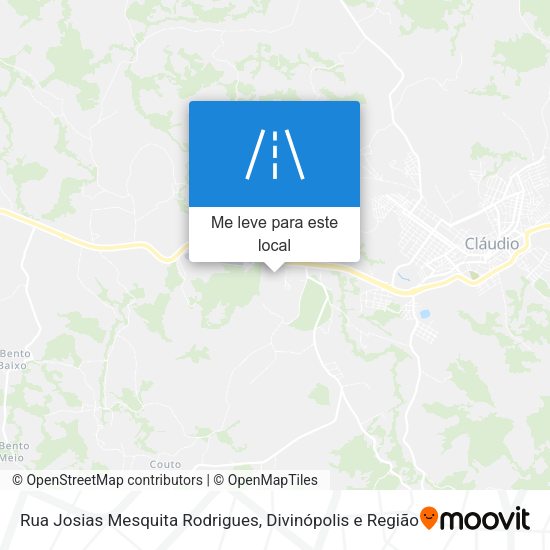 Rua Josias Mesquita Rodrigues mapa