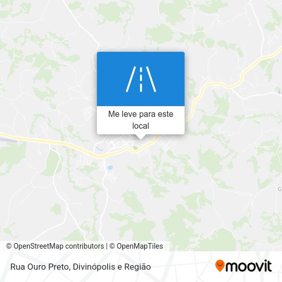 Rua Ouro Preto mapa