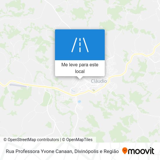 Rua Professora Yvone Canaan mapa