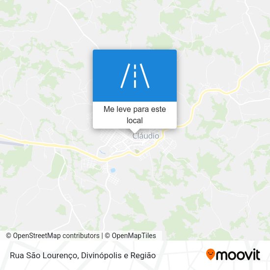 Rua São Lourenço mapa