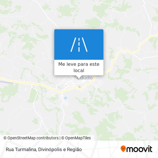 Rua Turmalina mapa