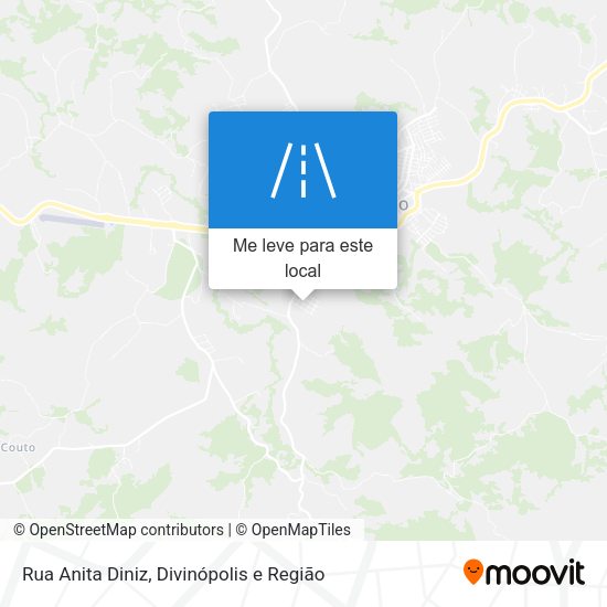 Rua Anita Diniz mapa