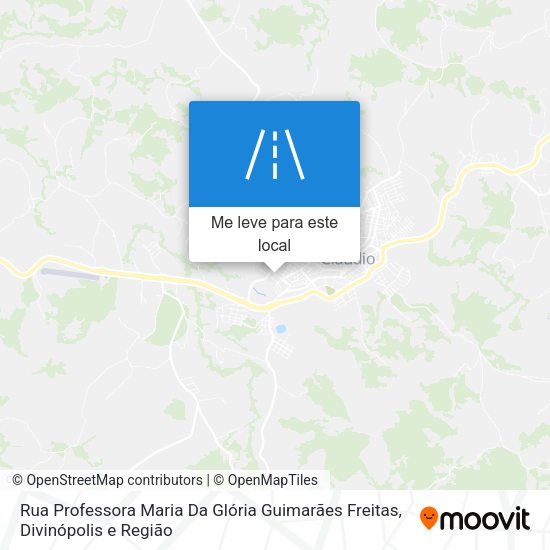Rua Professora Maria Da Glória Guimarães Freitas mapa