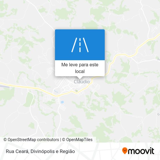 Rua Ceará mapa
