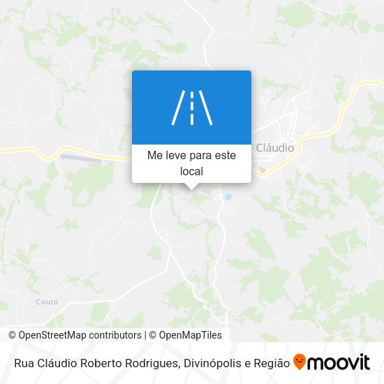 Rua Cláudio Roberto Rodrigues mapa