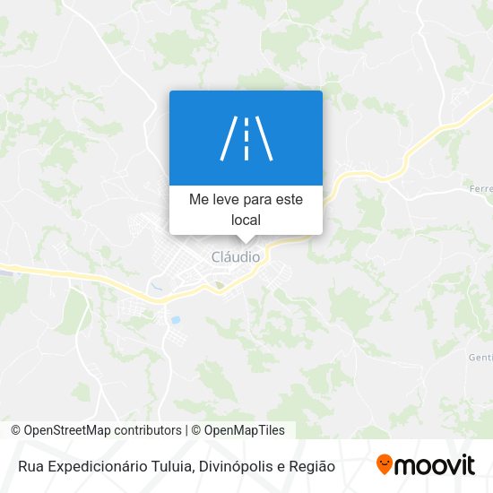 Rua Expedicionário Tuluia mapa