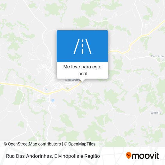 Rua Das Andorinhas mapa