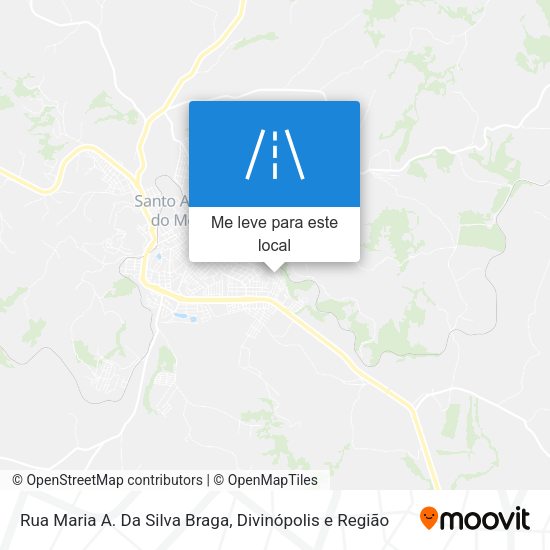 Rua Maria A. Da Silva Braga mapa