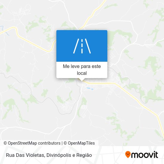 Rua Das Violetas mapa