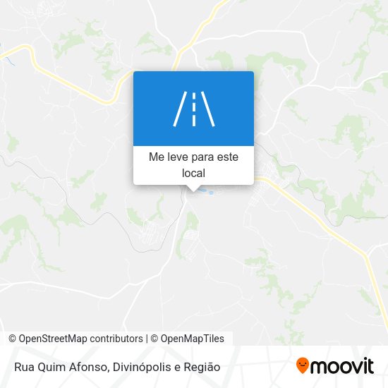 Rua Quim Afonso mapa