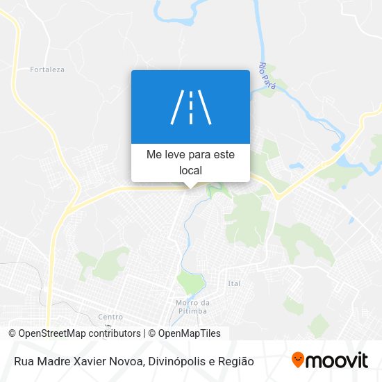 Rua Madre Xavier Novoa mapa
