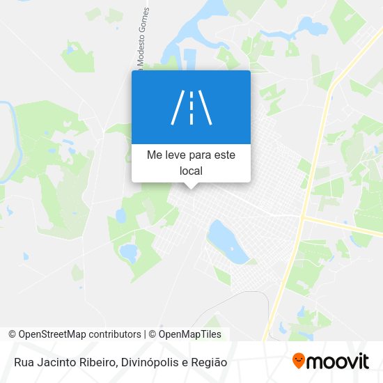 Rua Jacinto Ribeiro mapa