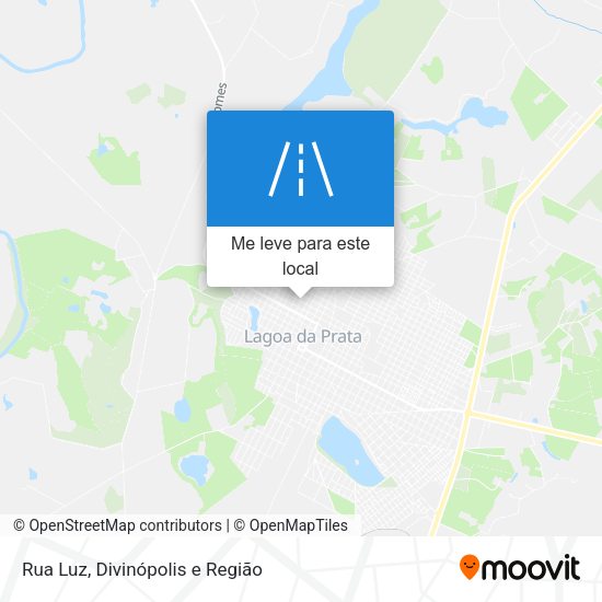 Rua Luz mapa