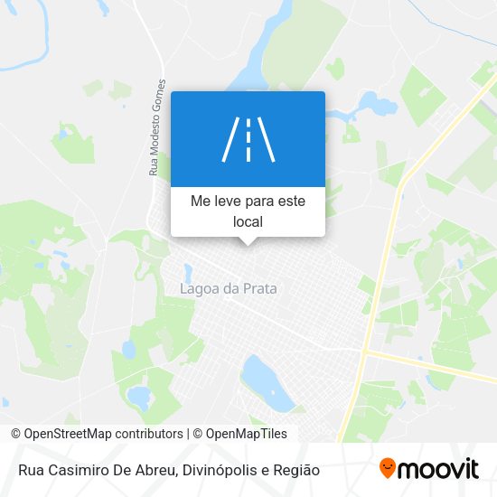 Rua Casimiro De Abreu mapa