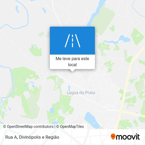 Rua A mapa