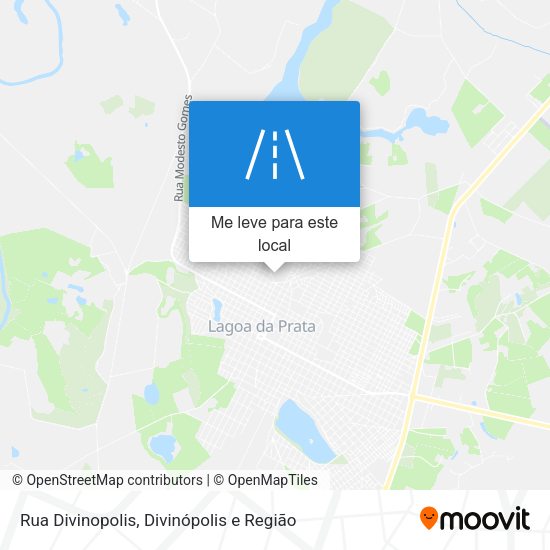 Rua Divinopolis mapa