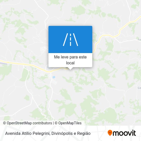 Avenida Atílio Pelegrini mapa