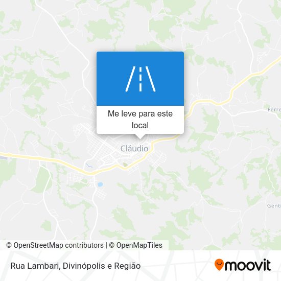 Rua Lambari mapa