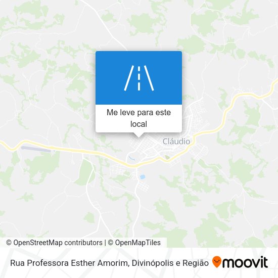 Rua Professora Esther Amorim mapa