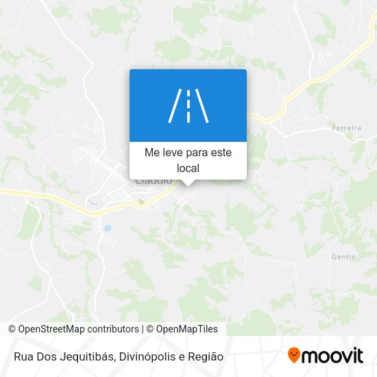 Rua Dos Jequitibás mapa