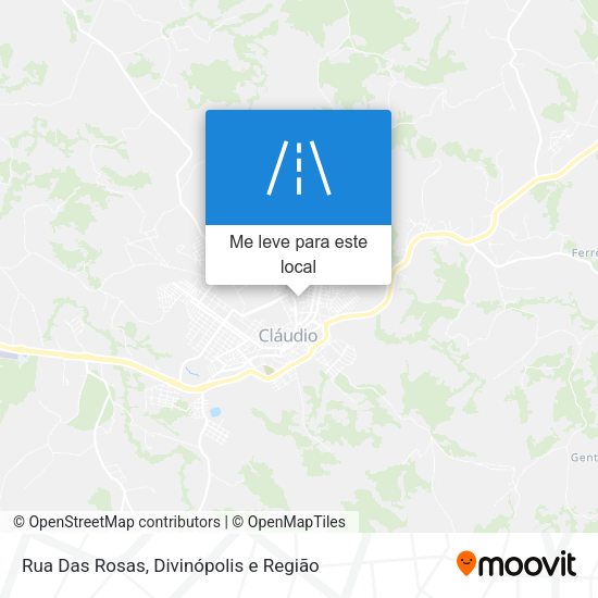 Rua Das Rosas mapa
