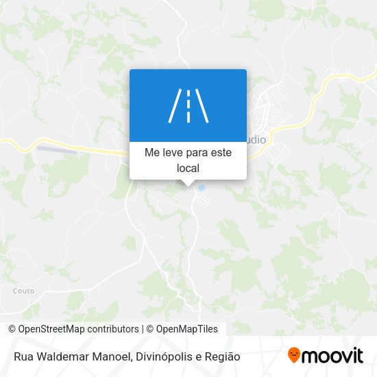 Rua Waldemar Manoel mapa