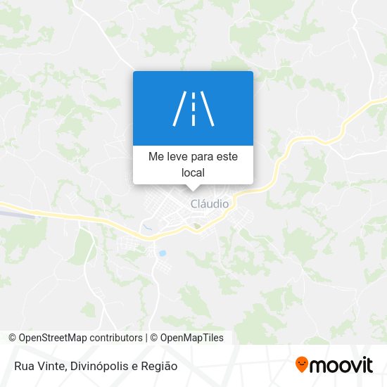 Rua Vinte mapa