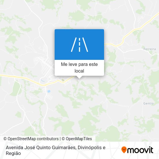 Avenida José Quinto Guimarães mapa