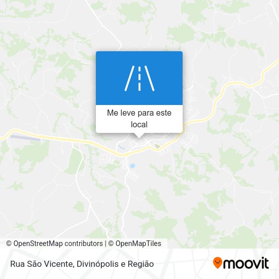 Rua São Vicente mapa