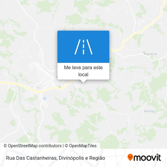 Rua Das Castanheiras mapa