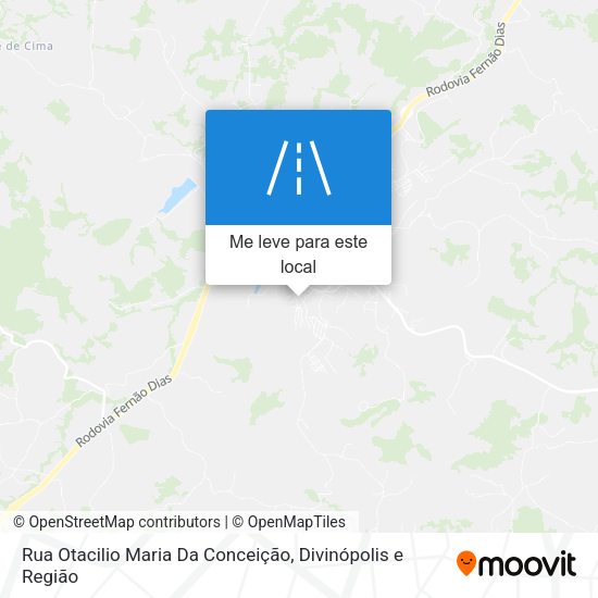 Rua Otacilio Maria Da Conceição mapa