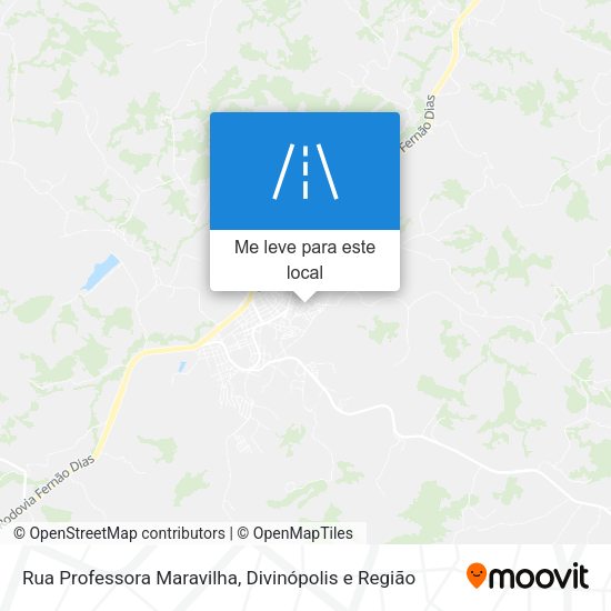 Rua Professora Maravilha mapa