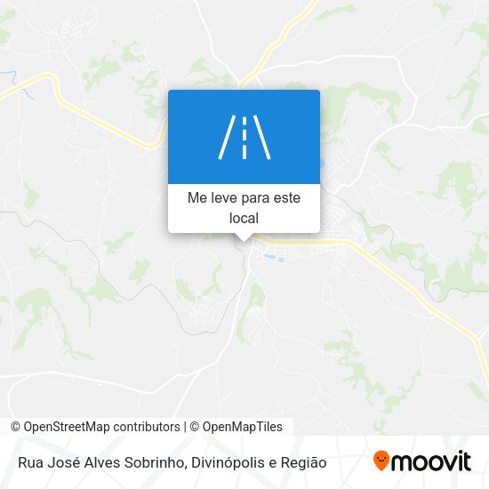 Rua José Alves Sobrinho mapa