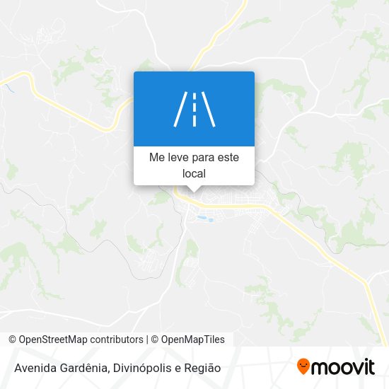 Avenida Gardênia mapa