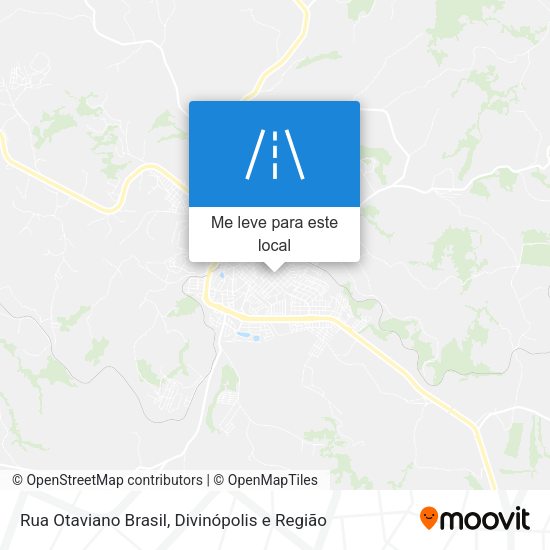 Rua Otaviano Brasil mapa