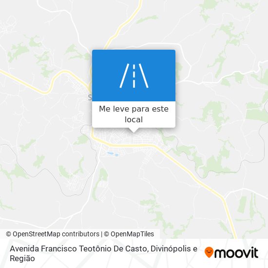 Avenida Francisco Teotônio De Casto mapa