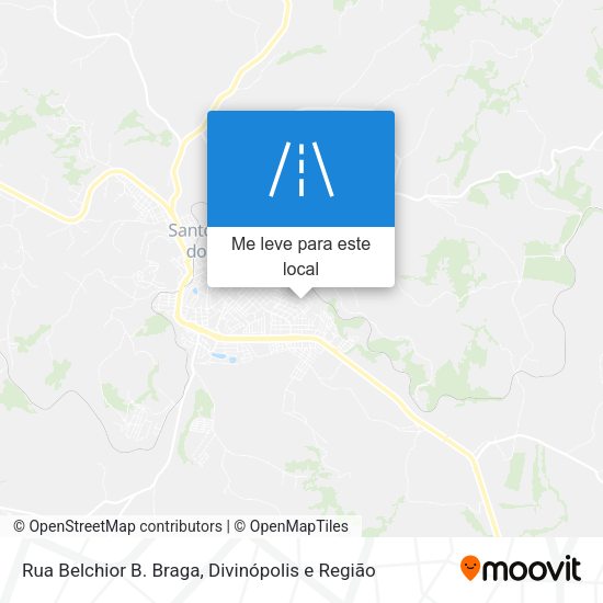 Rua Belchior B. Braga mapa