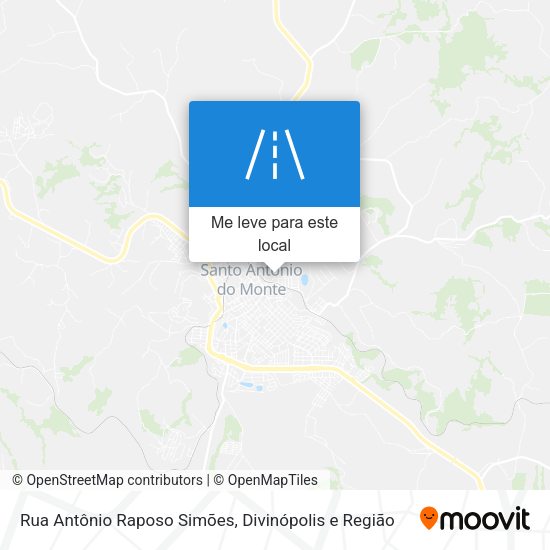 Rua Antônio Raposo Simões mapa