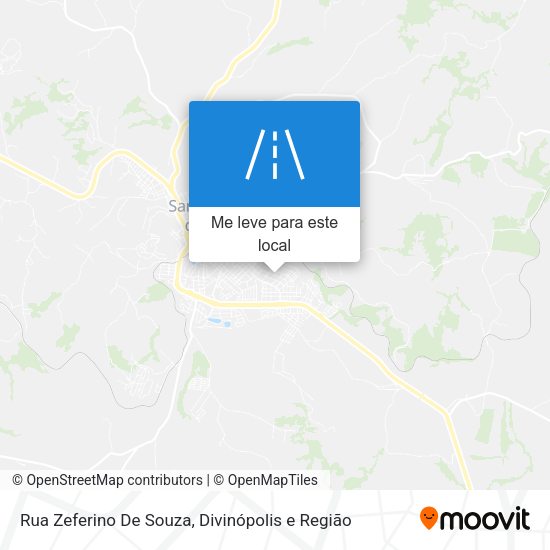 Rua Zeferino De Souza mapa