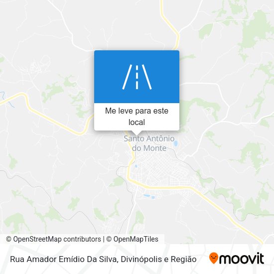 Rua Amador Emídio Da Silva mapa