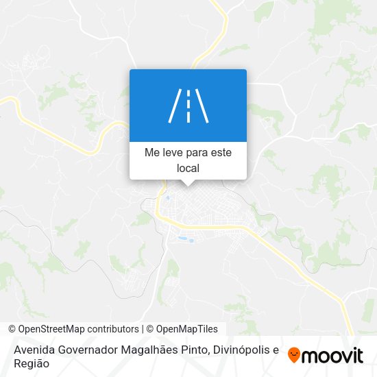 Avenida Governador Magalhães Pinto mapa