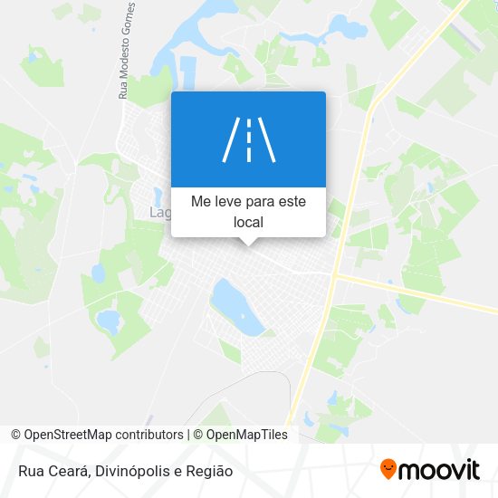 Rua Ceará mapa