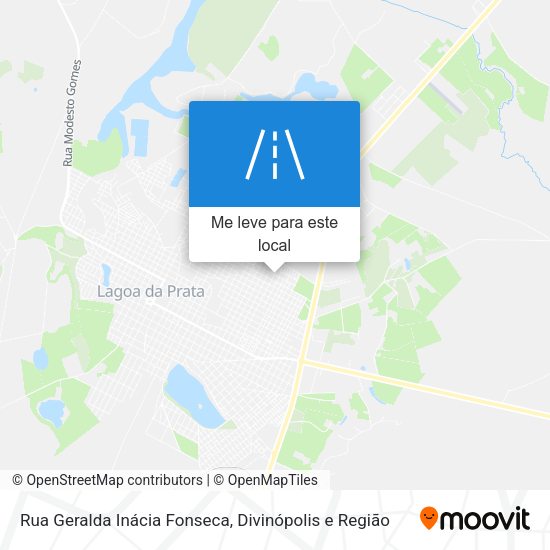Rua Geralda Inácia Fonseca mapa
