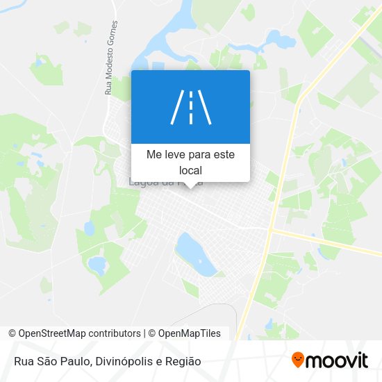 Rua São Paulo mapa