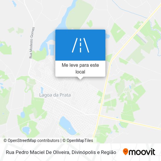 Rua Pedro Maciel De Oliveira mapa