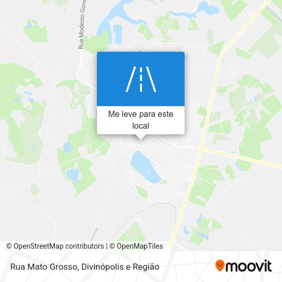 Rua Mato Grosso mapa