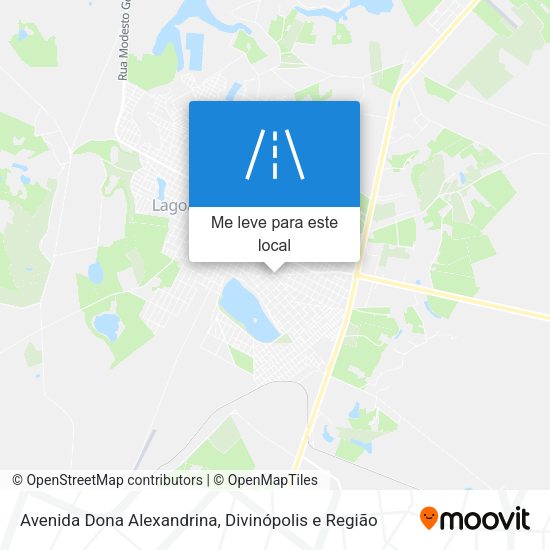 Avenida Dona Alexandrina mapa